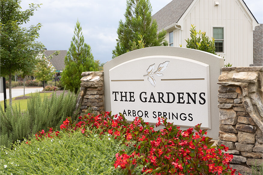 Georgia Community Powered 100% by Geothermal 3 garden sign georgia community Georgia Community Powered 100% by Geothermal